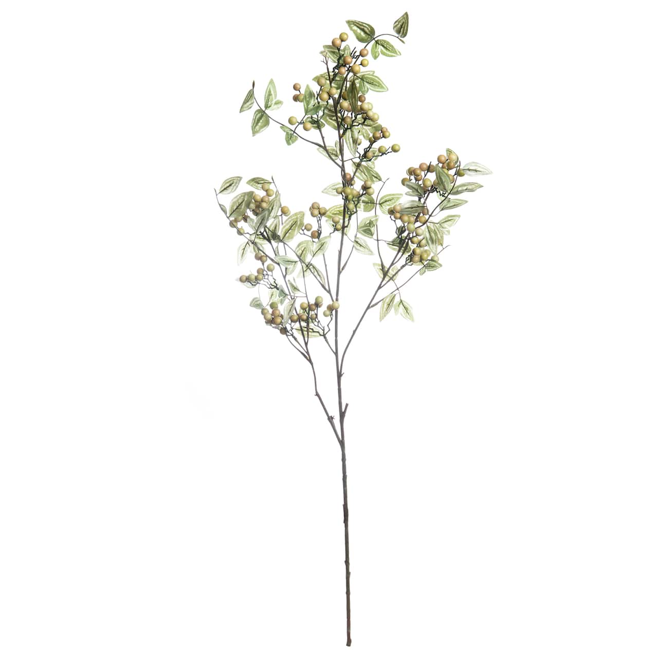 6 Pack: Yellow & Green Berry Stem with Leaves by Ashland®